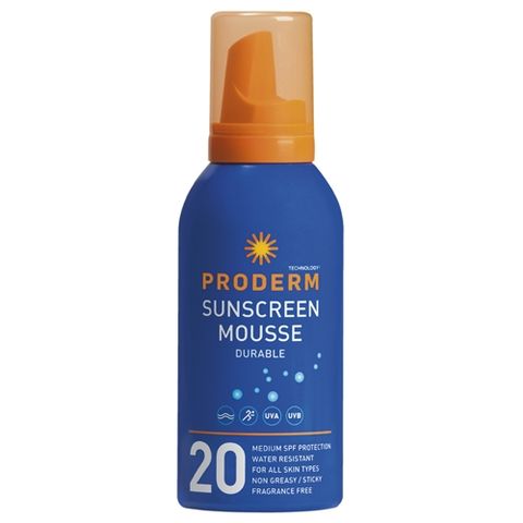 Proderm Sunscreen Mousse SPF 20 i gruppen Ansikte hos Hudotekets Webshop (05C544.6960)