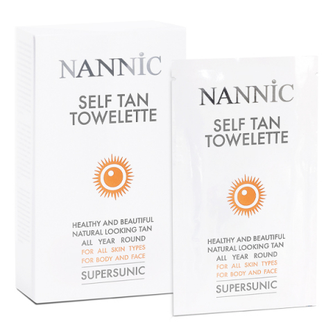 Nannic Supersunic Self Tan Towelette 8-pack