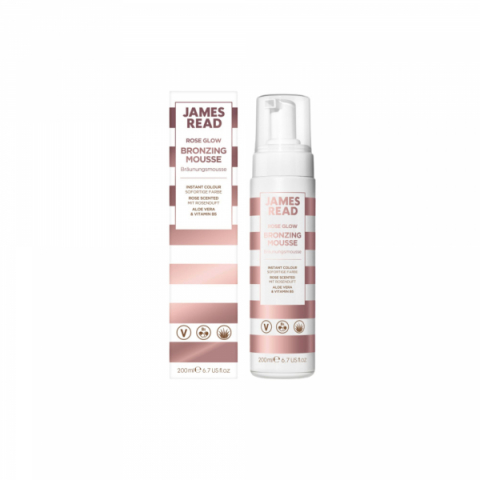 James Read Rose Glow Bronzing Mousse i gruppen Brun utan sol hos Hudotekets Webshop (61091)