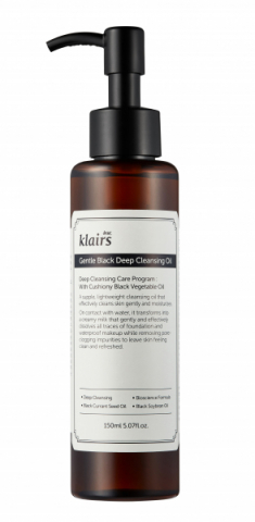 Klairs Gentle Black Deep Cleansing Oil