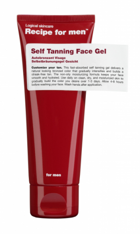 Recipe for men Self Tanning Face Gel