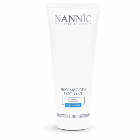 Nannic Silky Smooth Exfoliant 200 ml i gruppen Ansikte / Ansiktspeeling hos Hudotekets Webshop (Silky200)