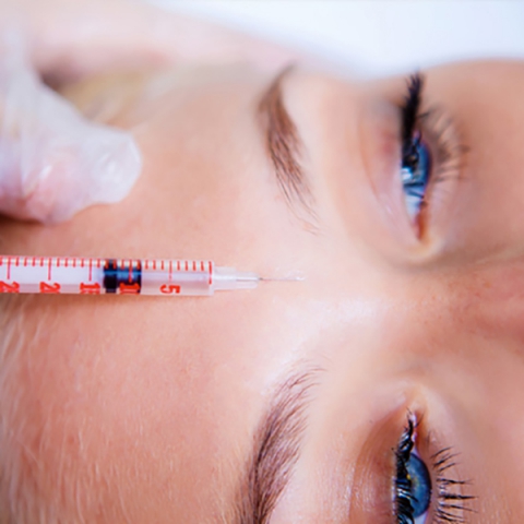 Hudotekets behandlingar Injektionsbehandling Botox