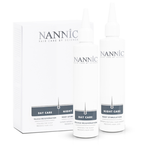 Nannic Hair Serum Day Care + Nannic Hair Serum Night Care Duo